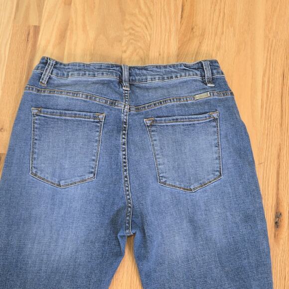 Kancan women's distressed cropped jeans size 15/31 - Picture 5 of 6